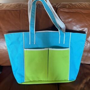 New Beach Tote Bag 3 outside pockets